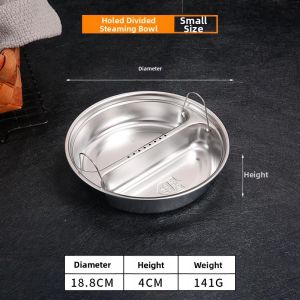 Stainless Steel Divided Steamer 304
