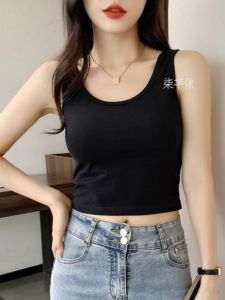 Womens Modal Tank Top Slim Fit Summer Thin Large Size Inner Wear White Black Outerwear Versatile Breathable High Elasticity