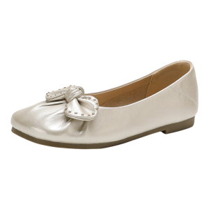 Josiny | Bow Mary Jane Flat Soft Bottom Slip-on Shoes