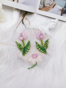 Phụ Kiện Vá Váy Hoa Nhỏ Sang Trọng Kiểu Pháp Thêu Hạt Nhẹ Vải Vá Váy Váy Quần Áo Phụ Kiện Trang Trí