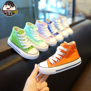 Kids Canvas Shoes High-Top Childrens Shoes Boys Spring & Fall 1 1 3 Years Old Baby Shoes Cloth Shoes Soft Bottom Toddler Shoes Girl