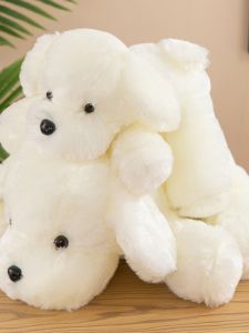 QIAOSHANG | Cute Pose Dog Plush Toy for Comfort and Sleep