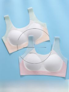 Miiow | Cat Girl Teenage Sports Bra Thin Breathable Underwear Base Layer Tank Top Summer New Style Seamless Comfortable Student Bra