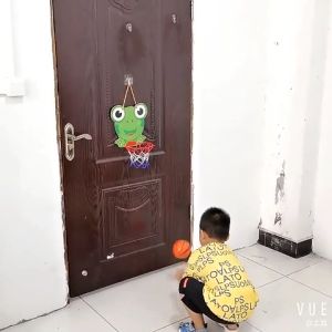 Japan Yokohama Kids Mini Basketball Hoop Set  Wall and with Stand Mounted Tiger and Other Characters Durable Backboard Indoor and Outdoor with Ball