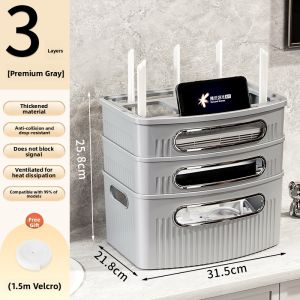 MEIZHUFU | Multifunctional Router Organizer Shelf