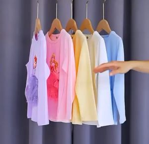 Kaos Anak Cewek Disney: T-shirt Lengan Panjang Princess Disney Aurora & Elsa