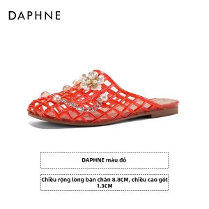 Daphne | Giày Bệt Jelly Có Họa Tiết Ren