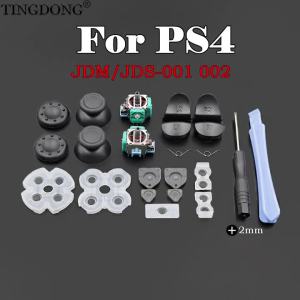 Replacement Repair Parts Kit For PS4 JDM JDS-001 002 Controller Analog Stick Buttons Screwdriver Pry Tool