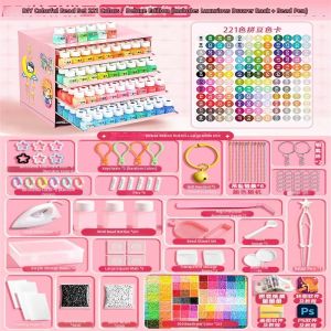 DIY Full Set Colorful Craft Beads