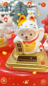 แมวกวักพลังงานแสงอาทิตย์ ตุ๊กตาหมีเท็ดดี้แกว่ง |   ของขวัญเปิดร้าน |   ทางเลือกที่เป็นมงคลและเจริญรุ่งเรือง