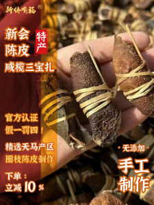 Newui Chenpi Salted Olive Tea Sanbao Zha Soup Tea Guangdong Speciality Gan Style Sanbao Zha Reishi Tea Snack Fruit Dry
