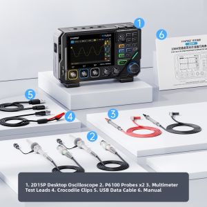 FNIRSI | 3-in-1 Digital Oscilloscope Multimeter Function Generator