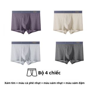 MiiOW | Quần lót nam Ice Silk mùa hè mỏng liền mạch thoáng khí mát mẻ quần đùi thể thao quần đùi ngắn quần đùi nam