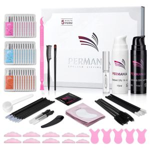 Bộ Nâng Mi Và Nhuộm Màu PERMANIA Chuyên Nghiệp Bộ Uốn Mi Và Nhuộm Lông Mày Hiệu Quả Nhanh 5-8 Phút Tạo Vẻ Tự Nhiên Thành Phần Chống Thấm Nước
