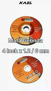 Camel Mata Gerinda 4 Inch x 1.2 / 6 mm 107x1.2x16 100x6x16 Batu Potong Poles Gurinda 4\\\"x1.2 4\\\"x6