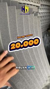 BUSA PEREDAM SUARA MODEL ZIGZAG 50x50x6cm | PEREDAM SUARA BISING RUANGAN 50x50x6cm