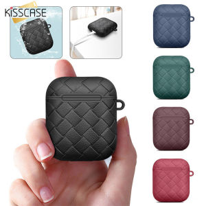 KISSCASE Woven Soft TPU Silicone Cover For Apple AirPods 1 2 Pro Pods3 Case For Airpods Pro2 Portable Keychain Wireless Bluetooth Earphone Box