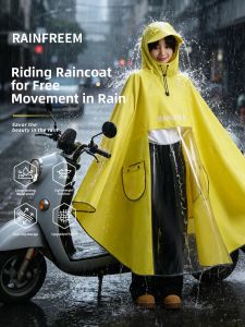 rainfreem | Waterproof Thickened Oversized Adult Women Raincoat