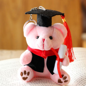 Graduation Doctor Bear Pendant Doll Plush Toys Student Commemorative Gift Small Size Teddy Bear Ragdoll Keychain