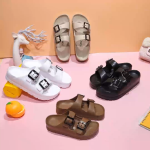 Easyfit Slippers for Women Flat Heel 4.5cm Timeless Design Slides Outdoor Ladies Sandals Size 35-40