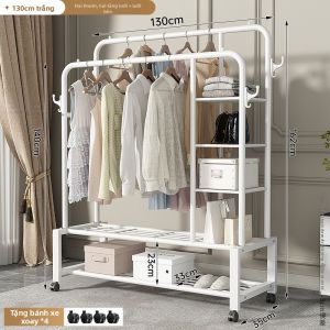 HAOMEIJIA | Giá Phơi Quần Áo Gấp Gắn Sàn