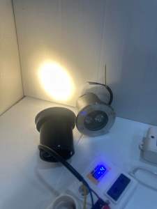 Lampu Led Lantai 3W 3 Watt / 3 Mata Tanam Sinar Kuning