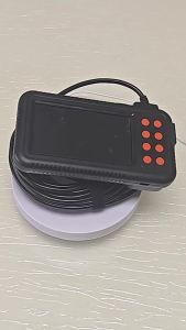 1080P HD Industrial Borescope Camera 4.3 Inch LCD Endoscope Inspection Tool With Semi-Rigid Cable For Repair Sewer Drain