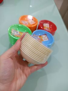 (GH) Mangkok Sambel / Piring Sambel Plastik Mini ( 1 pack isi 12 pcs ) Termurah Terlaris Berkualitas