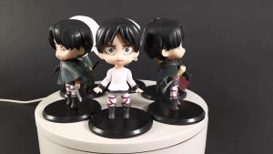 Mô hình 6 nhân vật Attack on titan chibi Đại chiến titan Levi Jean Historia Annie Sasha Armin Erwin Eren Yeager Mikasa