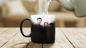 Magic Mug Heat Changing Cup | Custom Photo Mug | Color Changing Coffee Gift Malaysia