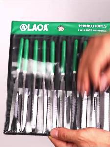 LAOA | LAOA Needle File Set 6PCS 10PCS Precision Metal File Woodworking Tool for Steel Copper DIY Craft Polishing