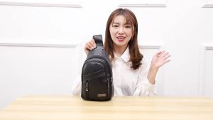 Túi Đeo Vai Nam Chống Trộm Hàng Ngày Túi Tote Đeo Chéo Eo Nhiều Ngăn