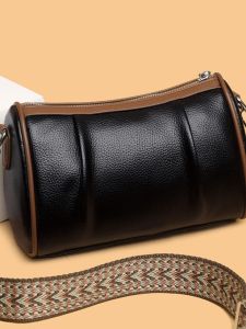 กระเป๋าคาดข้างหนังแท้สำหรับผู้หญิง กระเป๋าทรงกลมขนาดเล็ก กระเป๋าสะพายข้างหนังแท้ กระเป๋าสะพายไหล่ข้างเดียว กระเป๋าสะพายไหล่ กระเป๋าสะพายข้าง กระเป๋าสะพายข้าง