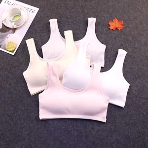 GIRL TEENAGER COTTON BRA REMOVEABLE PAD TRAINING BRA