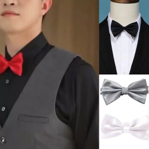 Nơ Đeo Cổ Cho Nam Trơn Đơn Giản Tinh Tế Dùng Cho Chú Rể MC Sự Kiện