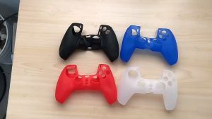 PS5 Silicon Case for Ps5 Game Controller Protective Case Spray Injected Ps5 Controller Silicone Case Ps5 Silicone Case Silicone Protective Skin Cover Shell for Playstation 5 PS5 Controller Game Anti-Slip Rubber Case Accessories
