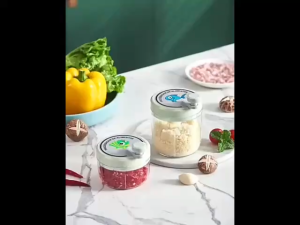 Manual Chopper Kitchen Gadgets 2 in 1 Multifunction Garlic Hand Pull Food Chopper Food Processor