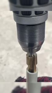 Klimo PPR Lifting Drill Water Pipe Connection Tool 20/25/32mm Hexagon Shank Titanium Coated Stepped Drill