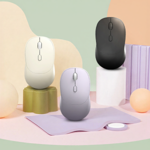 Phụ Kiện Máy Tính Bluetooth Không Dây HaidiStar Silent Mouse Wireless Rechargeable Office Mice Thiết Bị Ngoại Vi Cho Nam Và Nữ