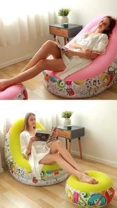 SPEEDS Sofa Angin Beanbag Squishy Jumbo Inflatable Sofa Lay Bag Tiup Angin Lazy Bag 020-42