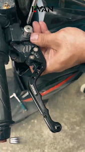 EVAN.shop Pair CNC Adjustable Brake Lever for Honda Click 125i/150i V1 V2 Motorcycle Accessory