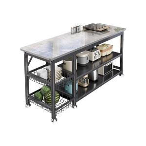 JUMEISHI | Fruit and Vegetable Basket Microwavable Kitchen Storage Shelf Quartz Stone