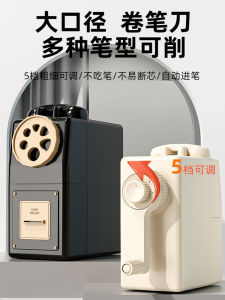 Đáy Bút Chì Tự Động Cầm Tay Cho Học Sinh Tiểu Học Lỗ Lớn Lưỡi Cạo Bằng Thép Không Gỉ Dụng Cụ Học Tập Dụng Cụ Văn Phòng Phẩm