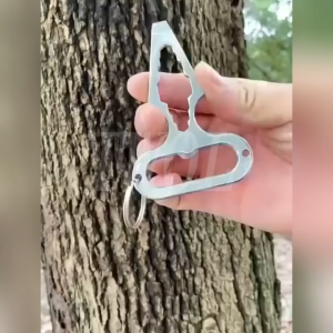 TWOL SHOP stock no.050，1pcs Outdoor Camping Supplies EDC Self-Defense Spike Multi-Tool Wrench Tool Bottle Opener Mini Portable