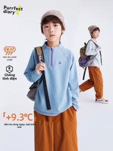 Purrfect diary | Áo Hoodie Bông Cổ Đứng Cho Bé
