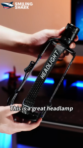 SMILING SHARK Zoom Led Head Lamp With Sensor Head M77/P100 8400LM Super Bright Headlight