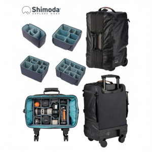 Shimoda Large Capacity Camera Bag with Carry-On Suitcase Protection Storage for Single Reflex Camera Digital Accessories