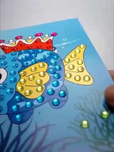 Mainan Edukasi Anak – DIY Diamond Painting Sticker Stiker Manik Craft Prakarya