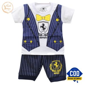 Set Baju Anak Bayi Laki-Laki Usia 3 sampai 12 Bulan
