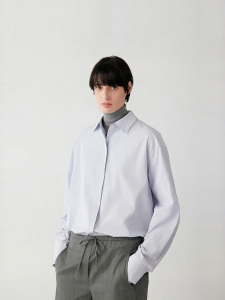 ICICLE | Spring New All Cotton Poplin Long Sleeve Shirt